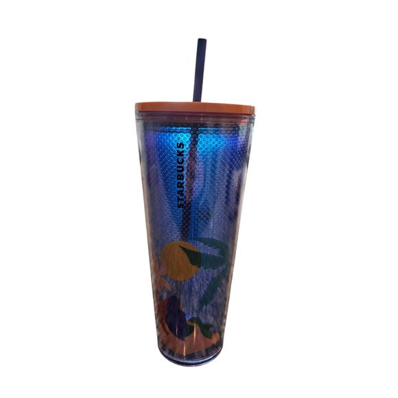 Starbucks Summer 2020 Iridescent Blue Mermaid Island Cold Cup Tumbler 24 Oz - Picture 4 of 5